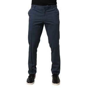 Master Coat Blue Skinny Fit Mid Waist Men Chino Trouser Men's Pants